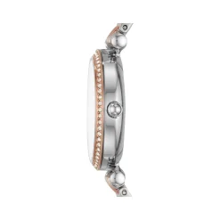 Montre FOSSIL carlie mini femme bracelet acier inoxydable bicolore