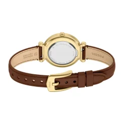 Montre FOSSIL carlie mini femme bracelet cuir marron