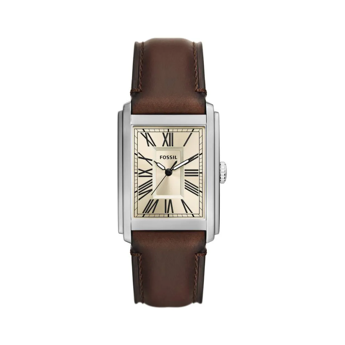 Montre FOSSIL carraway homme bracelet cuir marron