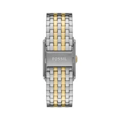 Montre FOSSIL carraway homme bracelet acier inoxydable bicolore