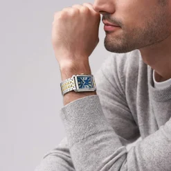 Montre FOSSIL carraway homme bracelet acier inoxydable bicolore