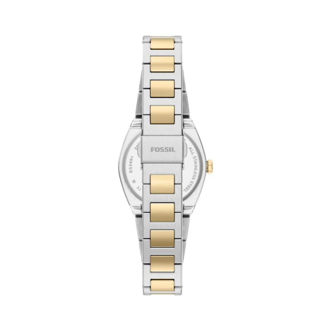 Montre FOSSIL everett femme bracelet acier inoxydable bicolore jaune