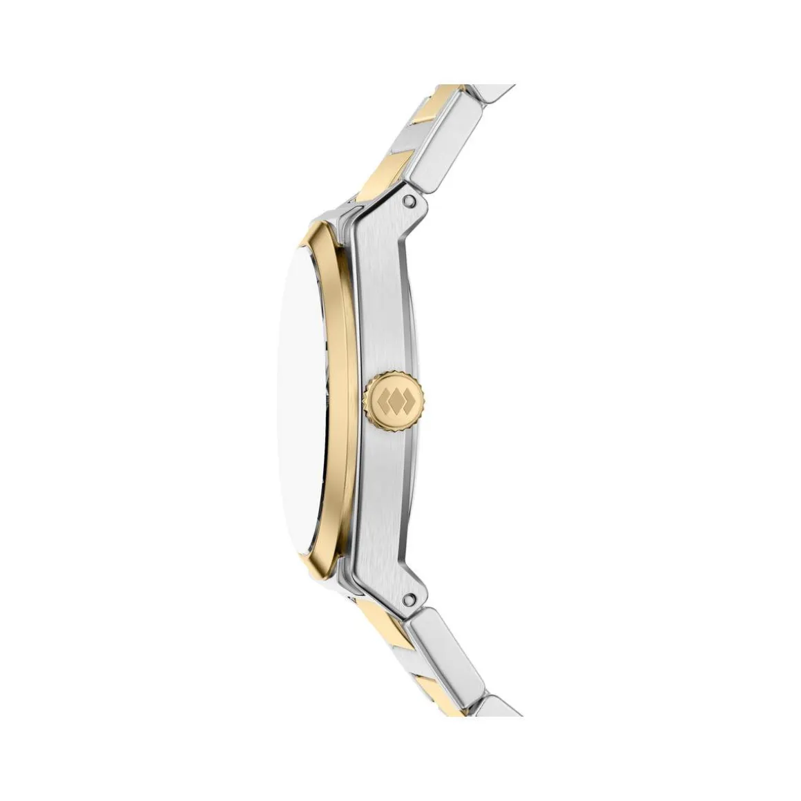Montre FOSSIL everett femme bracelet acier inoxydable bicolore jaune