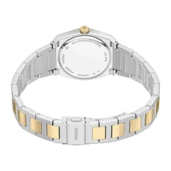 Montre FOSSIL everett femme bracelet acier inoxydable bicolore jaune