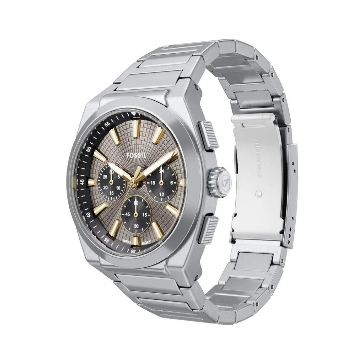 Montre FOSSIL everett homme bracelet acier inoxydable