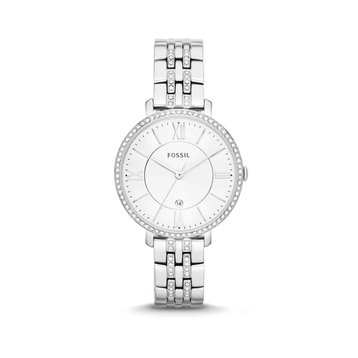 Montre Fossil femme acier cristaux