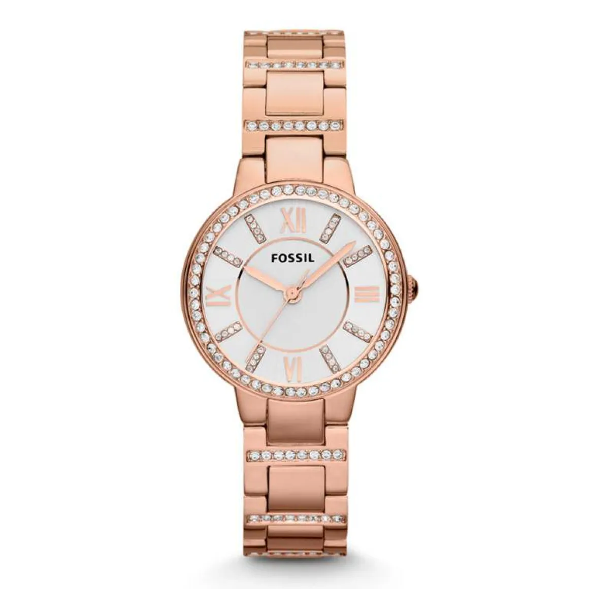 Montre Fossil femme acier doré rose