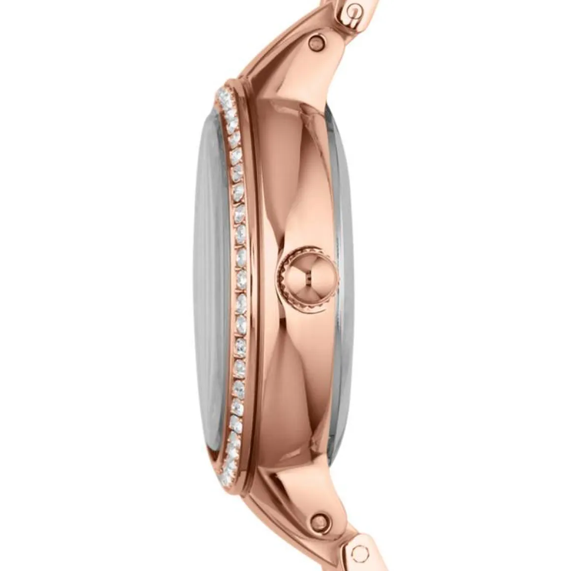 Montre Fossil femme acier doré rose