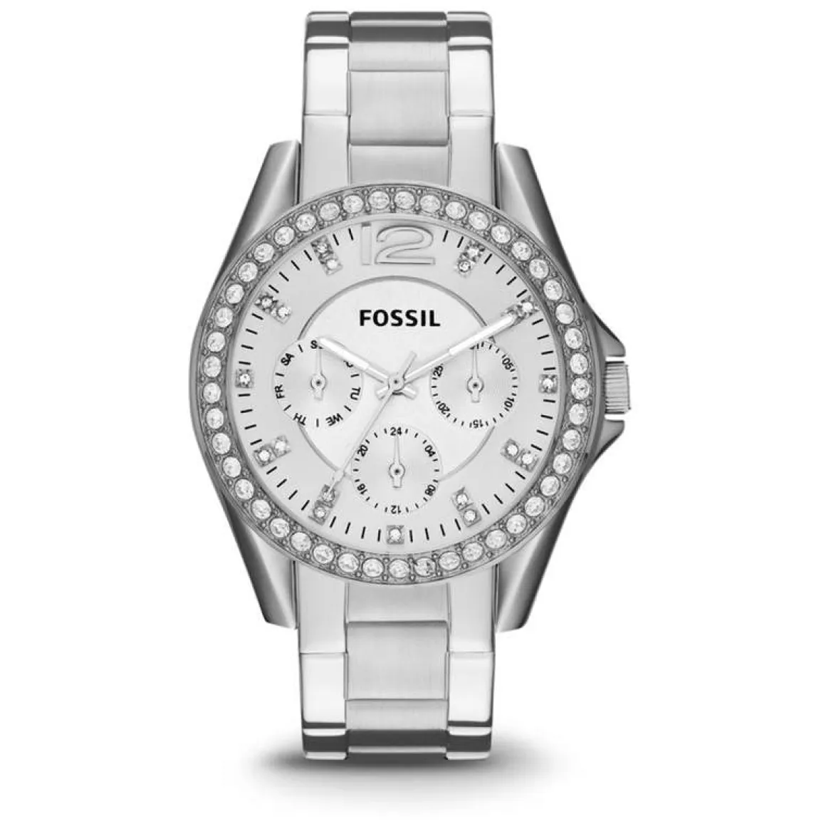 Montre Fossil femme multifonctions acier