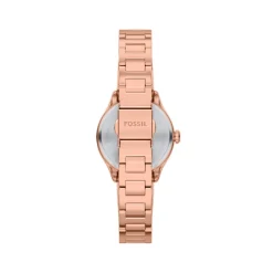 Montre FOSSIL gilmore femme bracelet acier inoxydable doré rose