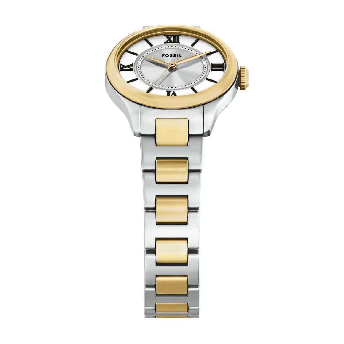 Montre FOSSIL gilmore femme bracelet acier inoxydable bicolore