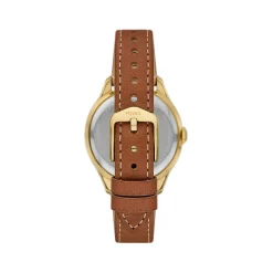 Montre FOSSIL gilmore femme bracelet cuir marron