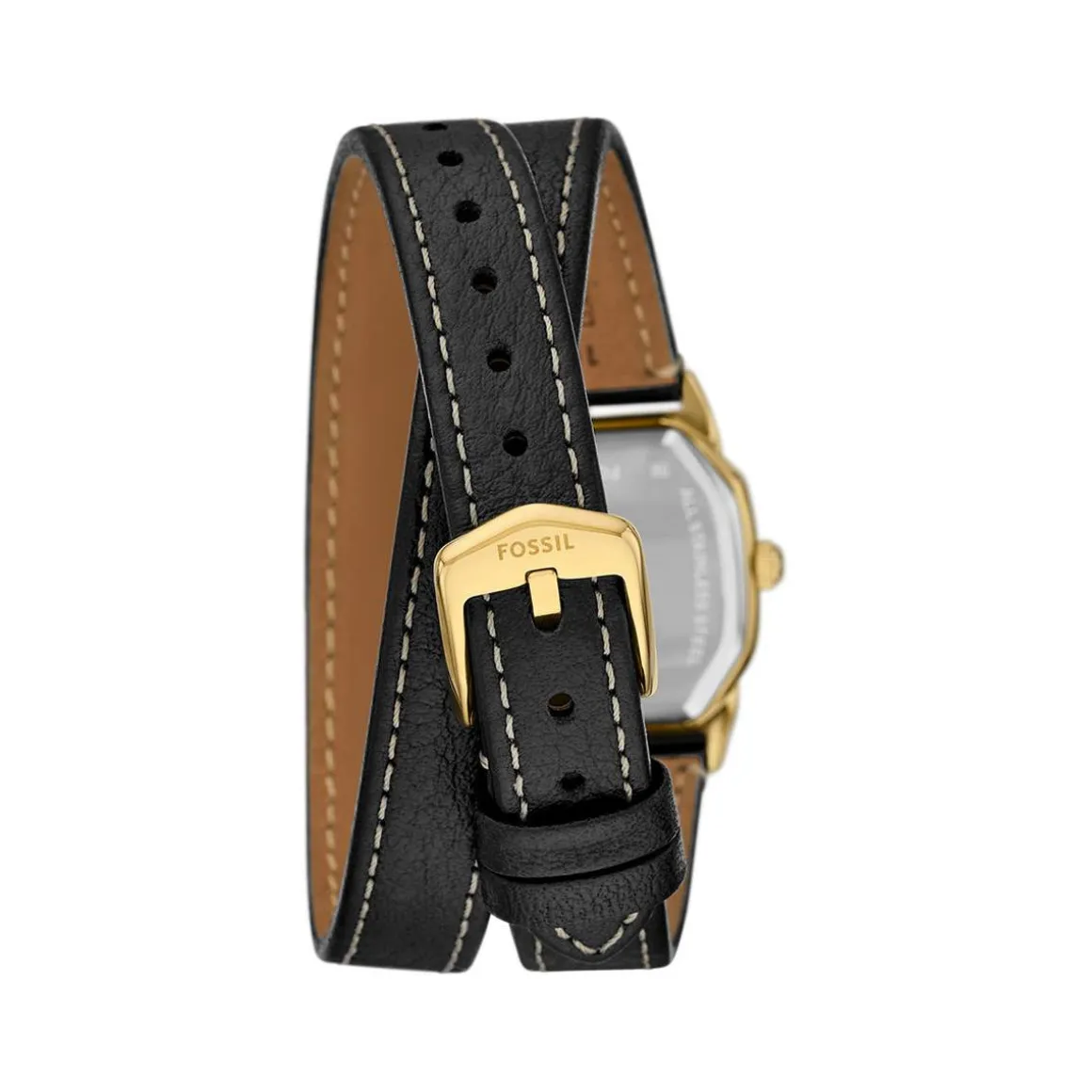 Montre FOSSIL harlow femme bracelet cuir noir