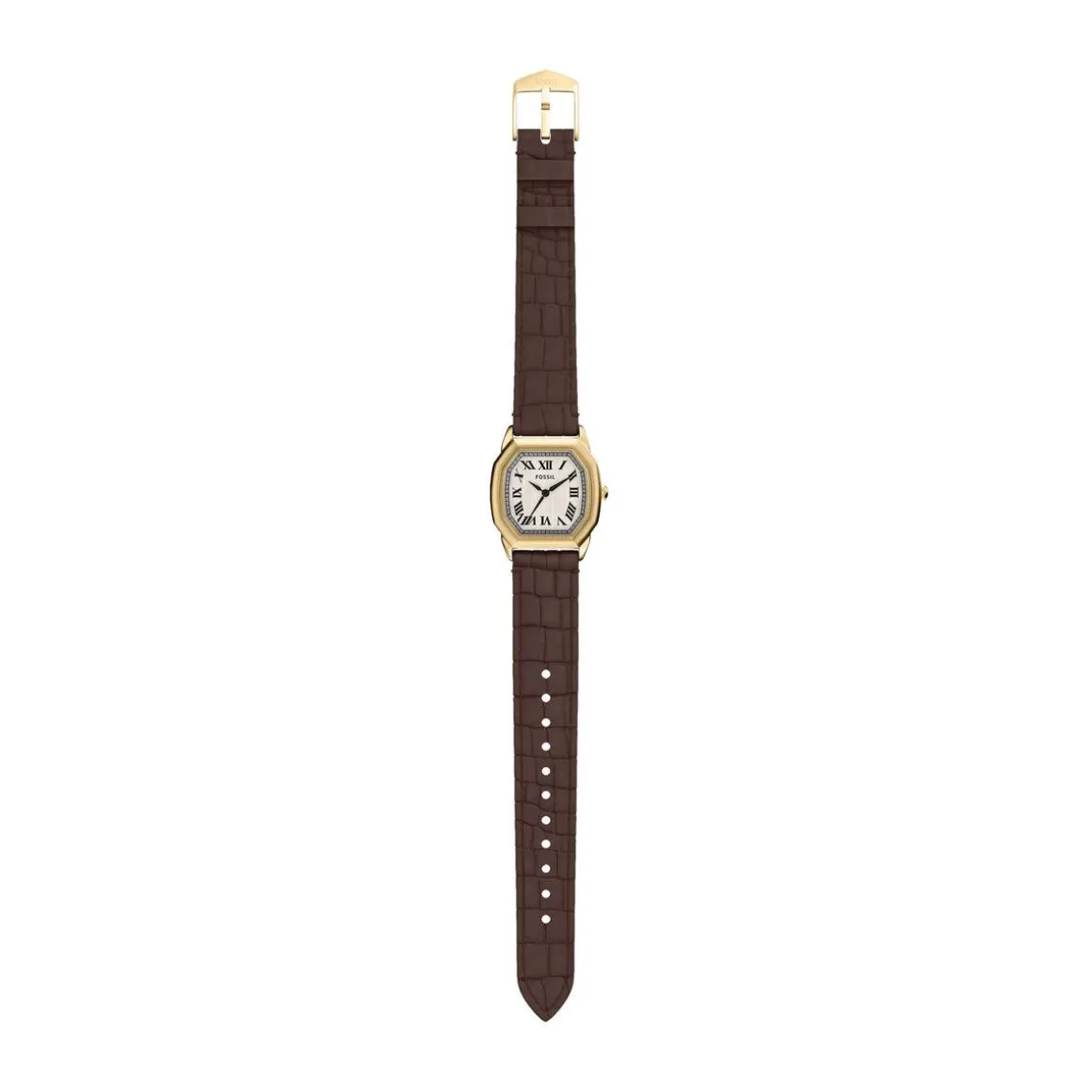 Montre FOSSIL harlow femme bracelet cuir marron