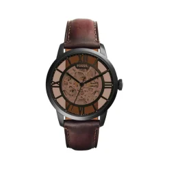 Montre Fossil homme acier noir automatique