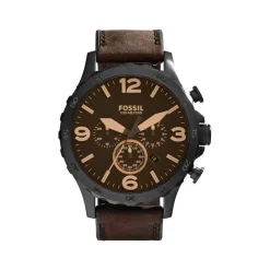 Montre Fossil homme chronographe acier noir