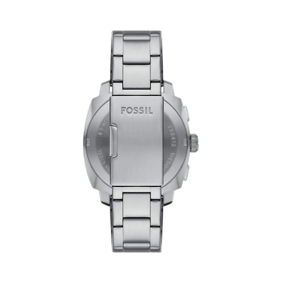 Montre FOSSIL machine homme bracelet acier inoxydable argent