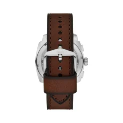 Montre FOSSIL machine homme bracelet cuir marron