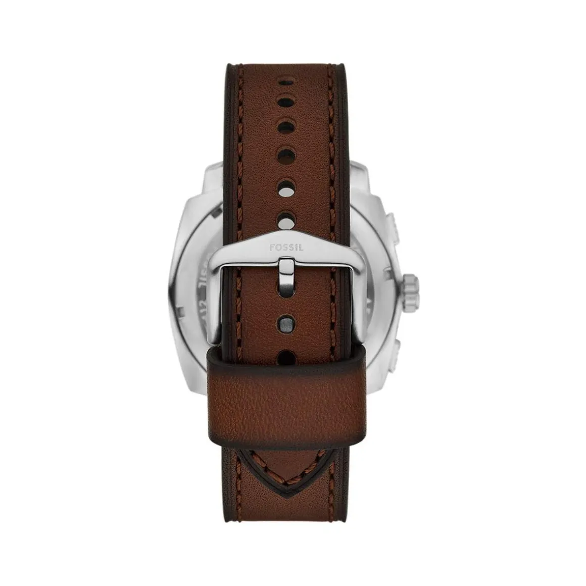 Montre FOSSIL machine homme bracelet cuir marron