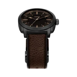 Montre FOSSIL machine homme bracelet cuir marron