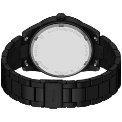 Montre FOSSIL pearson homme bracelet acier inoxydable noir