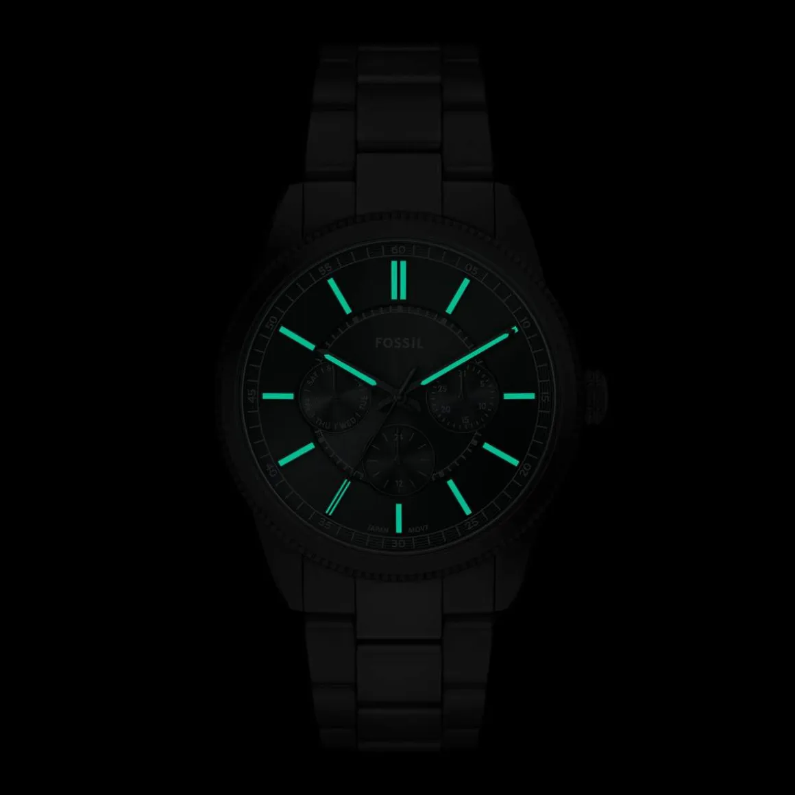 Montre FOSSIL pearson homme bracelet acier inoxydable noir