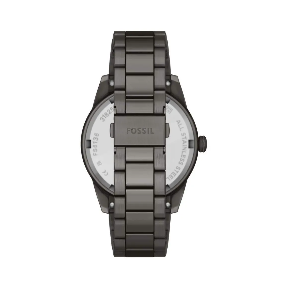 Montre FOSSIL pearson homme bracelet acier inoxydable gris anthracite