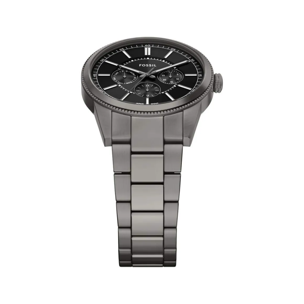 Montre FOSSIL pearson homme bracelet acier inoxydable gris anthracite