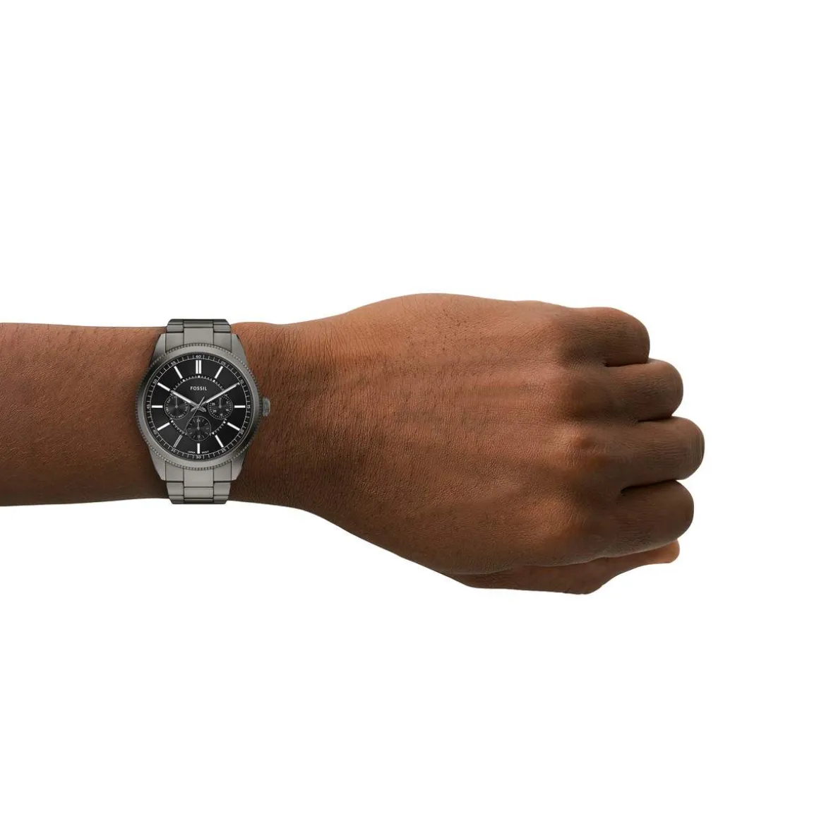 Montre FOSSIL pearson homme bracelet acier inoxydable gris anthracite