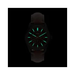 Montre FOSSIL pearson homme bracelet cuir marron