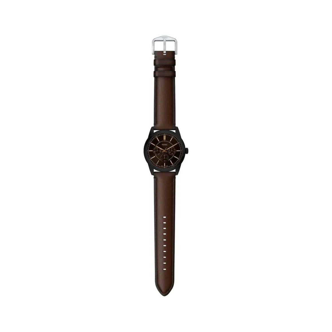 Montre FOSSIL pearson homme bracelet cuir marron