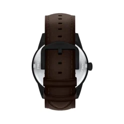 Montre FOSSIL pearson homme bracelet cuir marron