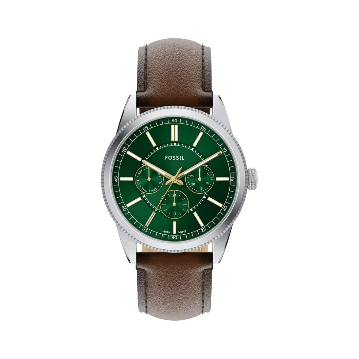 Montre FOSSIL pearson homme bracelet cuir marron