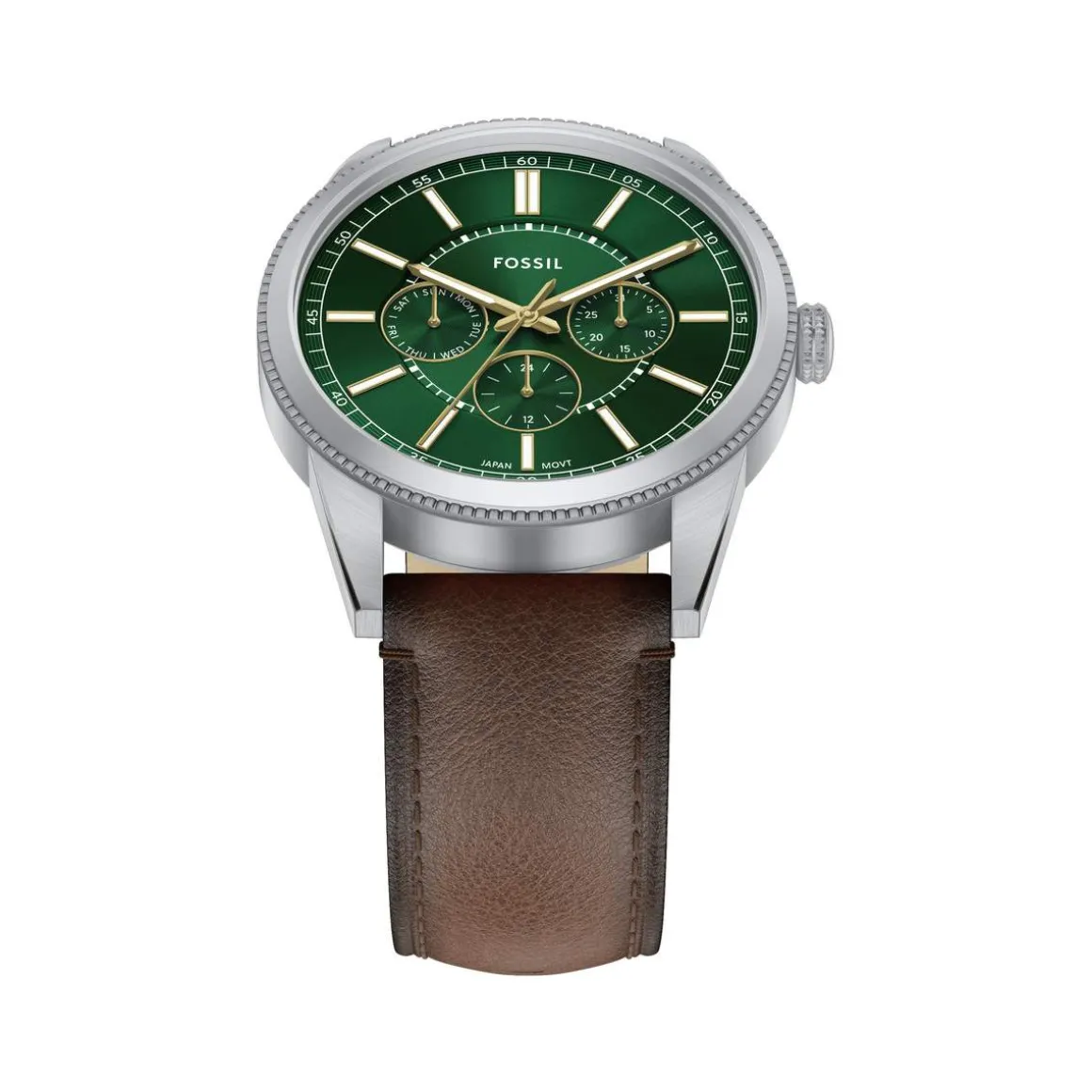 Montre FOSSIL pearson homme bracelet cuir marron