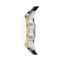Montre FOSSIL pearson homme bracelet cuir marron