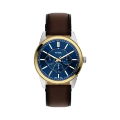 Montre FOSSIL pearson homme bracelet cuir marron