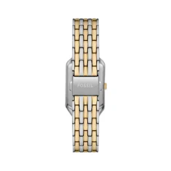 Montre fossil raquel femme bracelet acier inoxydable bicolore cadran 23mm
