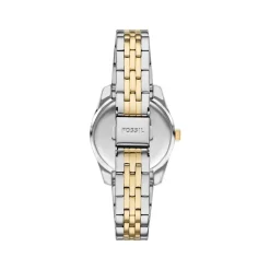 Montre FOSSIL scarlette femme bracelet acier inoxydable bicolore