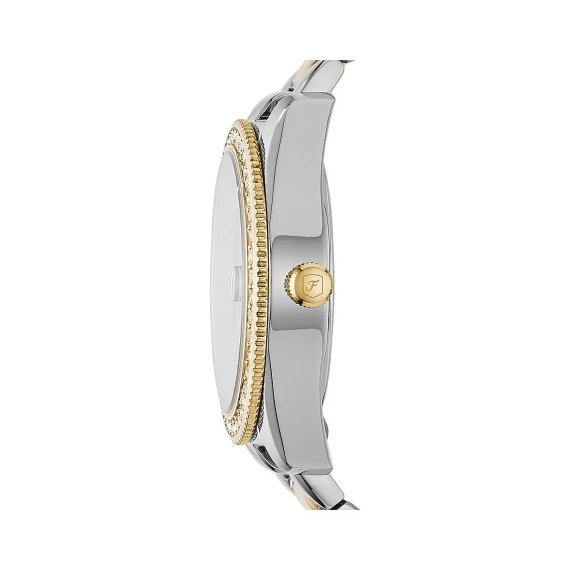 Montre FOSSIL scarlette femme bracelet acier inoxydable bicolore