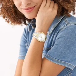 Montre FOSSIL Scarlette femme bracelet acier bicolore