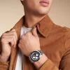 Montre FOSSIL sport tourer homme bracelet acier inoxydable argent