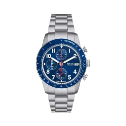 Montre FOSSIL sport tourer homme bracelet acier inoxydable argent