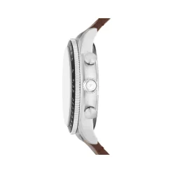 Montre FOSSIL sport tourer homme bracelet cuir marron