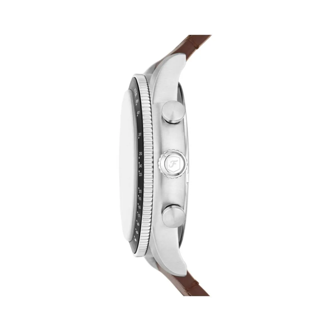 Montre FOSSIL sport tourer homme bracelet cuir marron