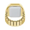 Montre FOSSIL watch ring femme bracelet acier inoxydable doré
