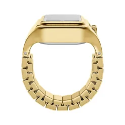 Montre FOSSIL watch ring femme bracelet acier inoxydable doré