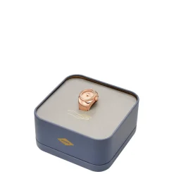 Montre FOSSIL watch ring femme bracelet acier inoxydable doré rose