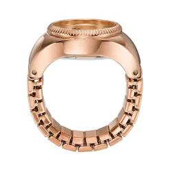 Montre FOSSIL watch ring femme bracelet acier inoxydable doré rose