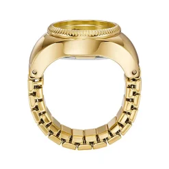 Montre FOSSIL watch ring femme bracelet acier inoxydable doré