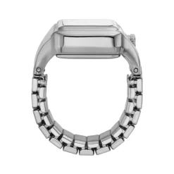 Montre FOSSIL watch ring femme bracelet acier inoxydable argent